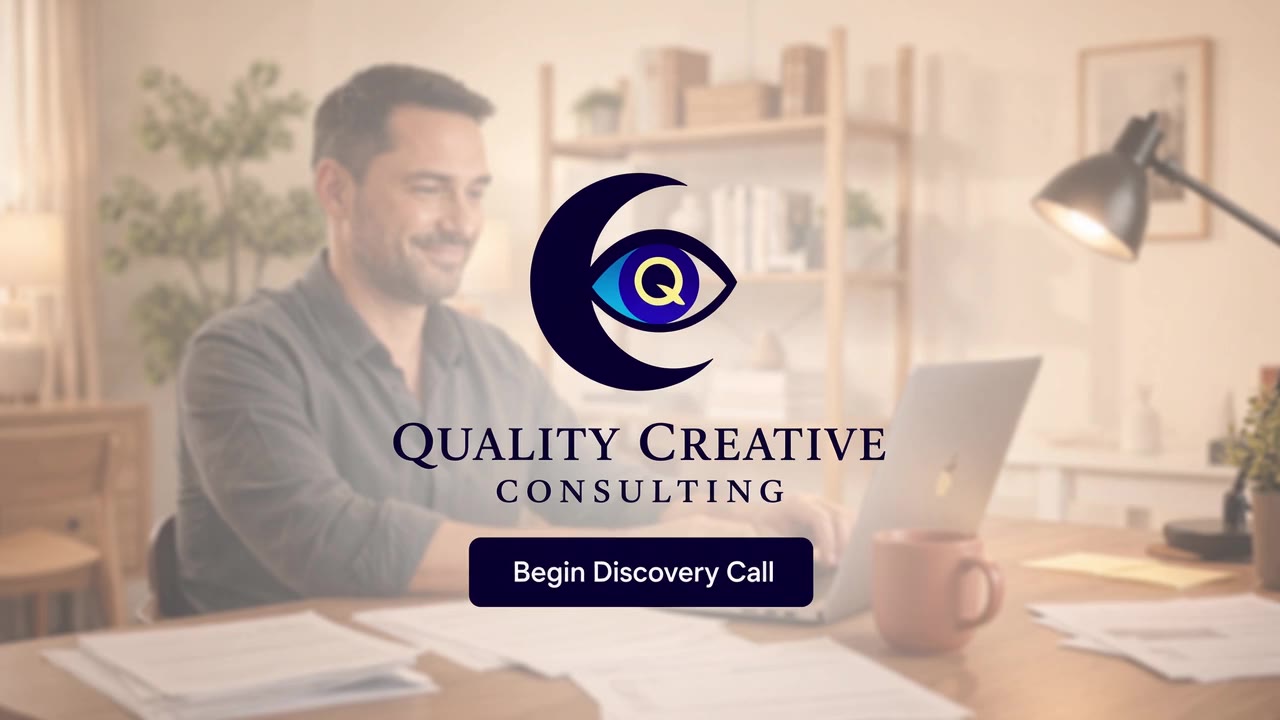 Begin a discovery call with Quality Creative Consulting
